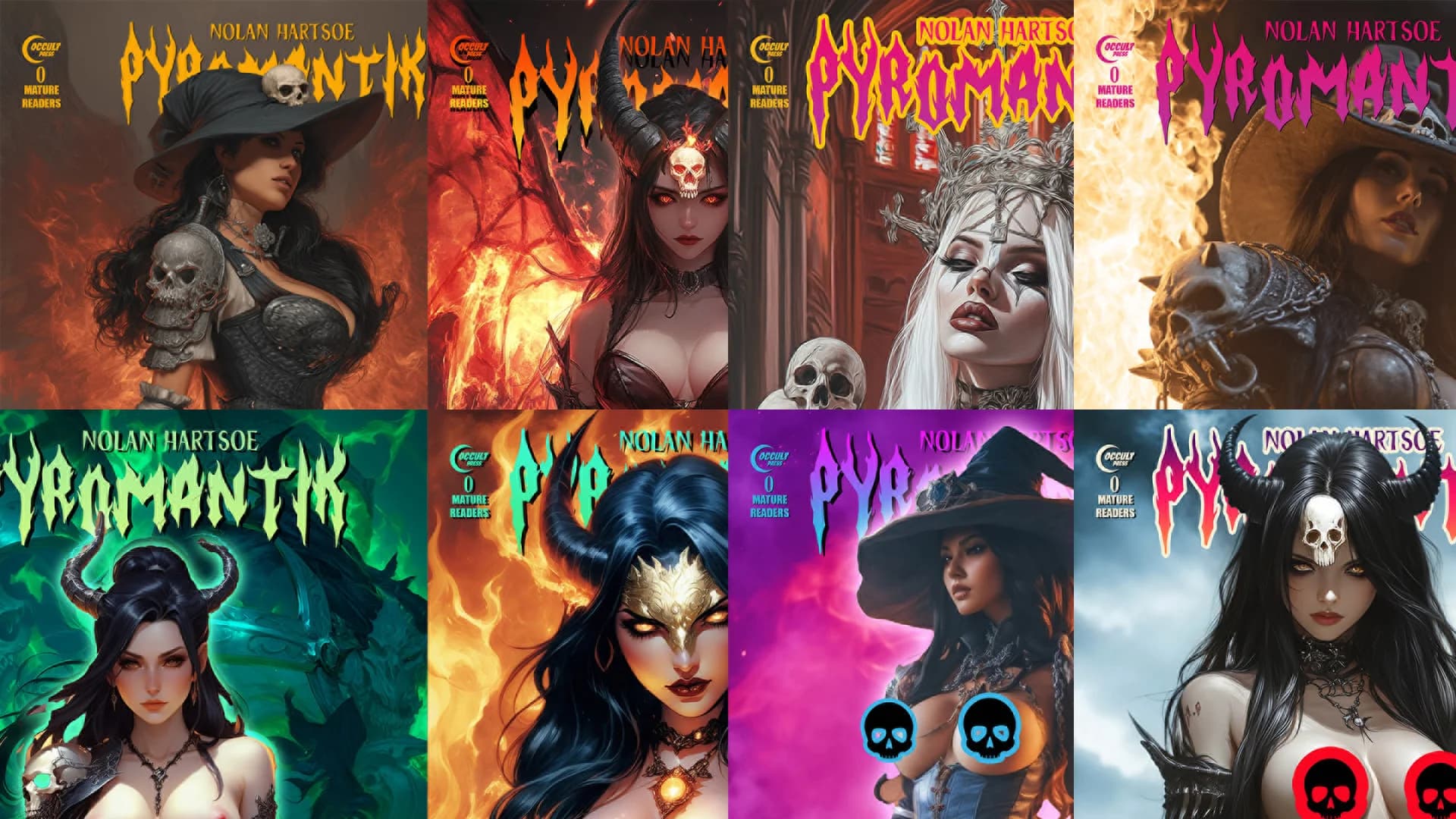 Nolan Hartsoe's PYROMANTIK #0-4 FINALE DARK FANTASY COMIC