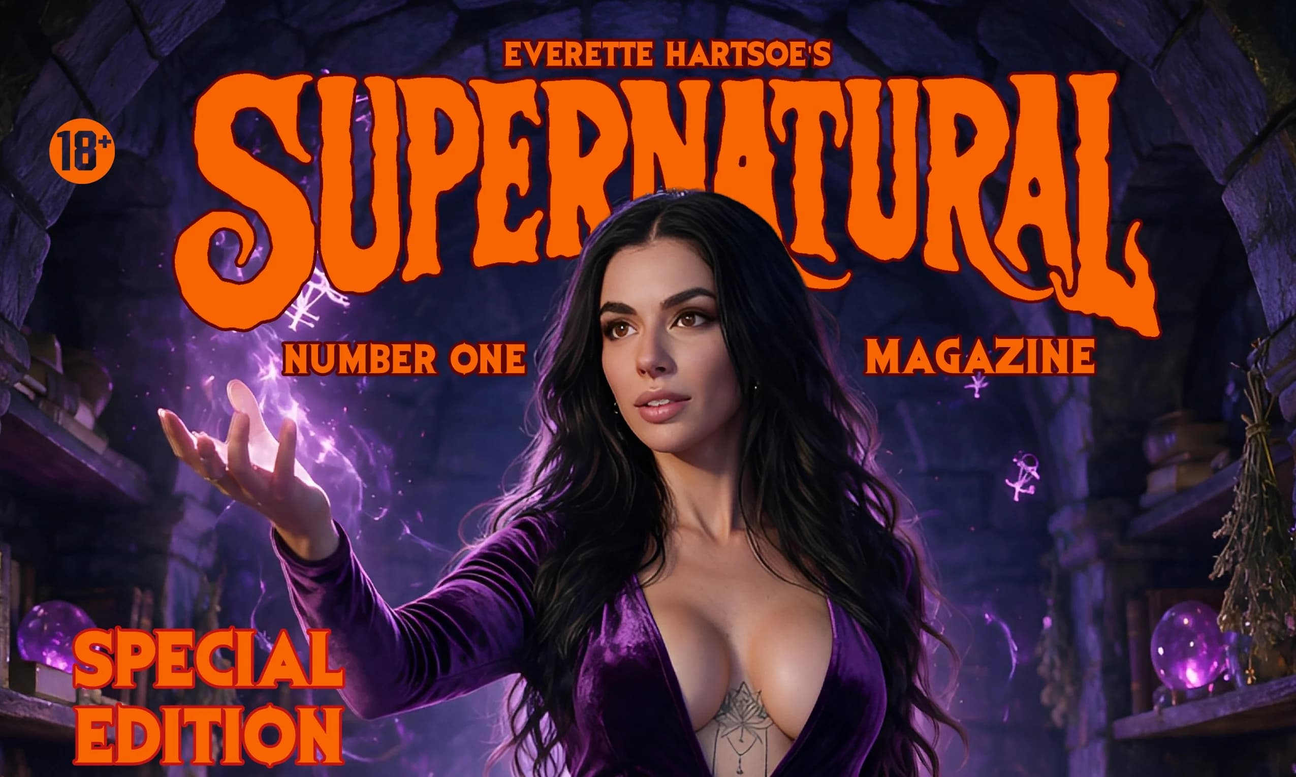 Everette Hartsoe's SUPERNATURAL MAGAZINE & PHOTOBOOK all-in-one v1